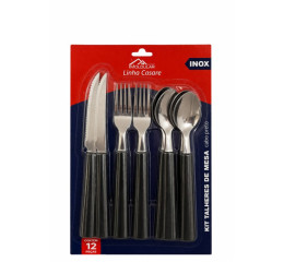 KIT TALHERES CASARE 12PÇS BLISTER MR395